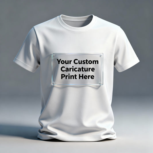 Custom Overdrawn Caricature Printed Shirt