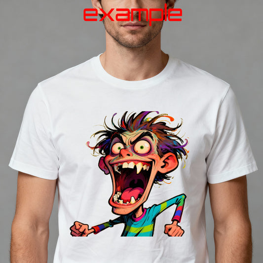 Custom Ultra-Exaggerated "Ugly" Caricature Printed Shirt